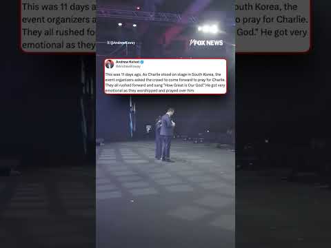 LISTEN: South Koreans lead powerful prayer before Kirk's death #shorts #usa #charliekirk #foxnews
