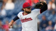 Guardians pitcher Slade Cecconi throws 7 no-hit innings against Royals, Guardians lead 9-0