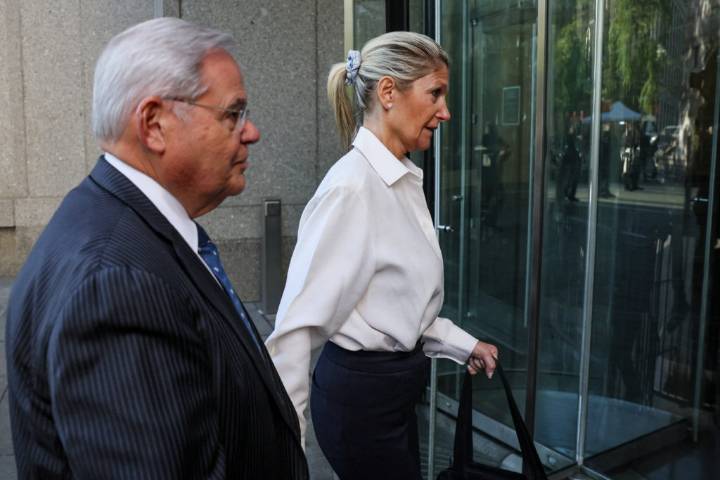Former Sen. Bob Menendez's wife sentenced to 4½ years in prison for role in bribery scheme
