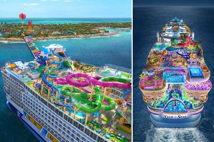 World's largest cruise ship sets sail on maiden voyage