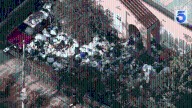 Rubbish piles return to infamous Southern California 'Trash House'