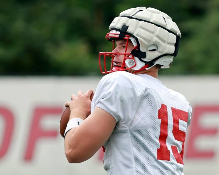 College football: North Central QBs compete for starting job