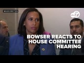 LIVE: DC Mayor Bowser shares thoughts after testifying in House Oversight Committee