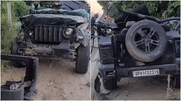 Haryana: 5 Dead, 1 Injured After Speeding Thar Loses Control, Rams Into Exit Divider In Gurugram
