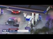 Pursuit suspect in custody at Norwalk gas station