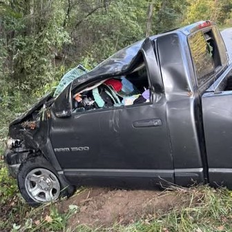 1 adult and 2 children hospitalized after crash in Ohio County