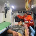 Dos heridos graves en accidente en motocicleta en Roscio