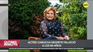 Falleció a los 80 años Camucha Negrete, reconocida actriz y presentadora de TV