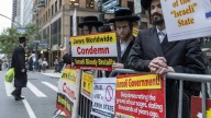 Judíos ortodoxos en Nueva York protestan contra Netanyahu en la ONU y "genocidio en Gaza"