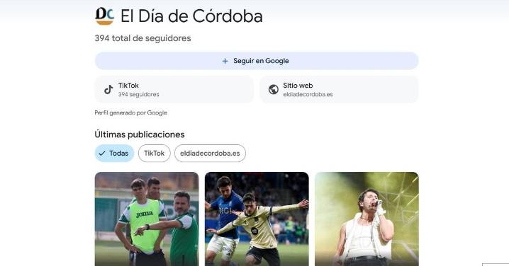 Así puedes seguir a El Día de Córdoba en Google Discover: la actualidad a un solo click en tu navegador