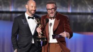 'The Studio' and Seth Rogen have record-setting Emmys as Noah Wyle and 'The Pitt' get top drama wins