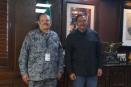 Visita administrador de la Aduana Fronteriza al alcalde Pérez Cuéllar