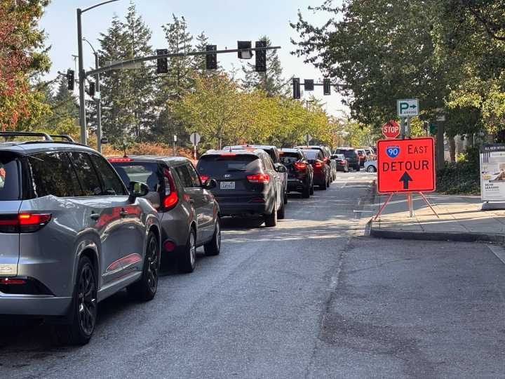 WSDOT Interstate 90 project causes Island traffic