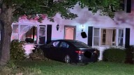 Lakeville MA car into home on Precinct Street