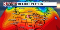 A couple more days of above average high temperatures then more storms