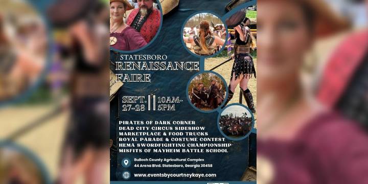 Sword fighting tournaments, Viking battles, and more: Statesboro Renaissance Festival happening this weekend