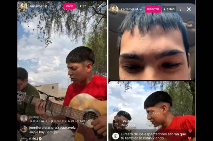 El vivo más viral: Milo J apareció en el festejo de Radamel, el joven talento de Suncho Corral