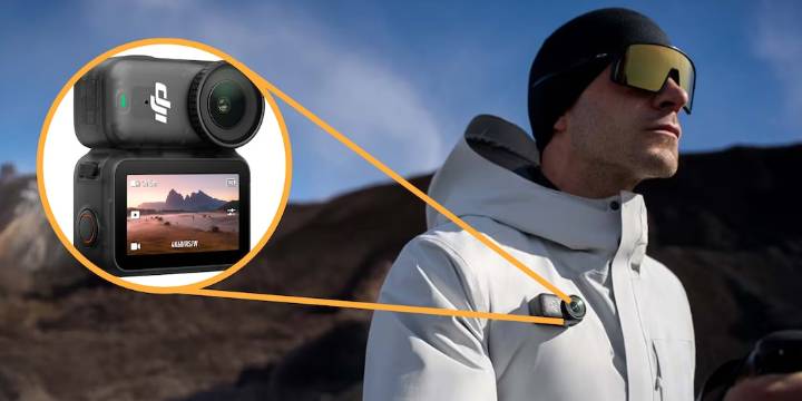 DJI presenta la Osmo Nano, su cámara de acción más pequeña y modular con grabación 4K/120fps