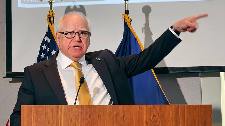 Tim Walz Says He’ll Seek a Third Term as Minnesota’s Governor