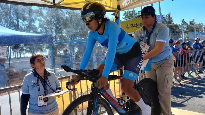 El ciclismo de San Juan consiguió una nueva medalla dorada de la mano de Maribel Aguirre