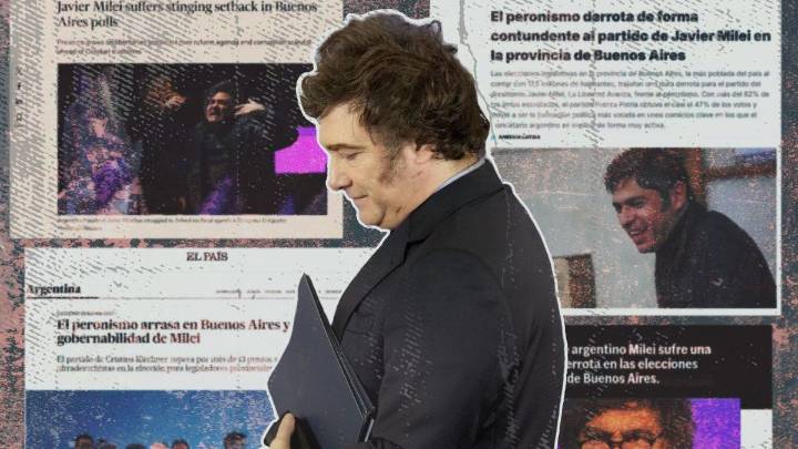 La feroz derrota de La Libertad Avanza, en los diarios del mundo: "Paliza"