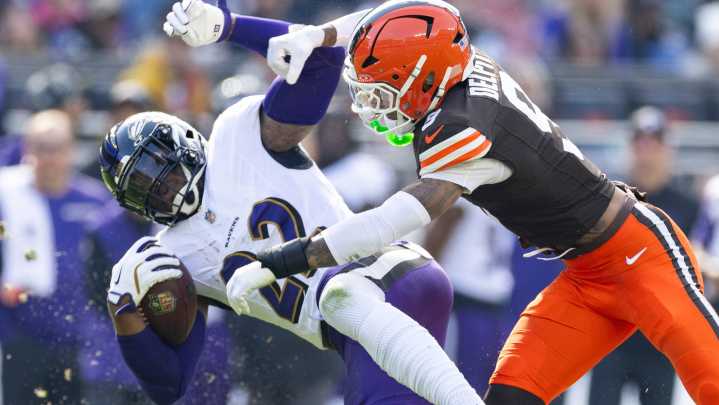 What Browns' Grant Delpit thinks about tackling Ravens' Derrick Henry