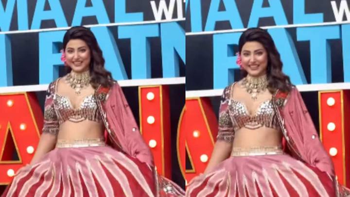 Hina Khan Is Ready To Slay Maha Ashtami In Gota Patti Lehenga