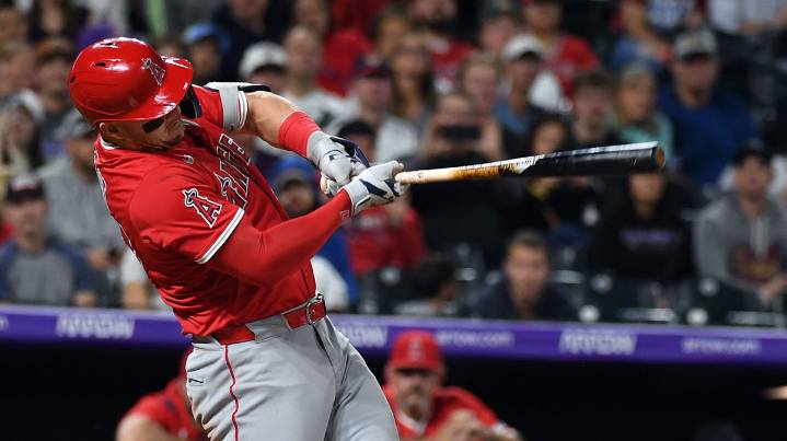 Watch Angels’ Mike Trout finally join 400 home run club with blast vs. Rockies
