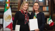 Sheinbaum recibe cartas credenciales de cinco embajadores