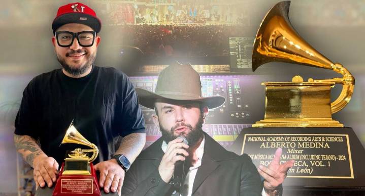 De Sonora para el mundo, Alberto Medina celebra sus nominaciones al Latin Grammy como productor e ingeniero de Carin León