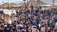 Photo: Arson and violence in Ladakh