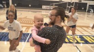 How a 3-year-old Cancer Fighter became George Washington University volleyball’s biggest teammate