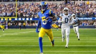 Tutu Atwell makes a late 88-yard TD catch, and Los Angeles Rams rally past Indianapolis Colts 27