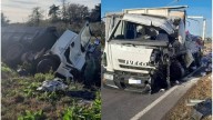 Murieron dos camioneros tras choque frontal en la Ruta 18