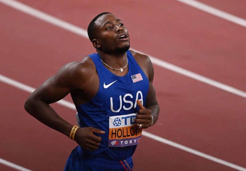 Athletics-Holloway’s long reign as world champion ends in high hurdles semis