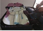 Le robaron el traje de tiro de la deportista riojana Fernanda Russo en Rosario y fue recuperado