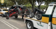 Rodada de Sandra Cuevas termina con motos en el corralón y un detenido en CDMX