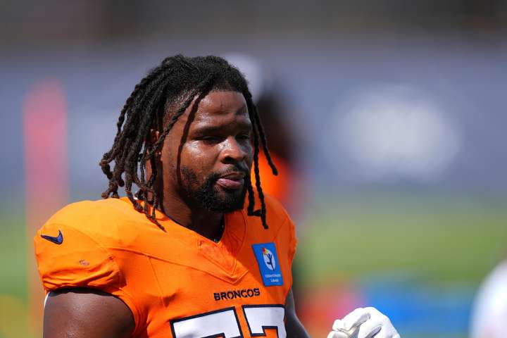 Broncos' key free agents Greenlaw and Engram out for Chargers game