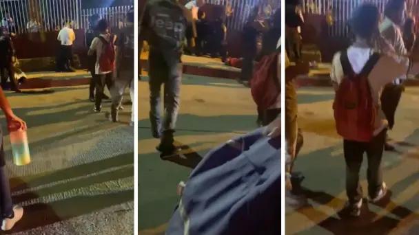 Estudiantes del Conalep detenidos por agredir a policías