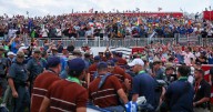 Ryder Cup fans 'fight in stands' as police scramble to contain ugly scenes