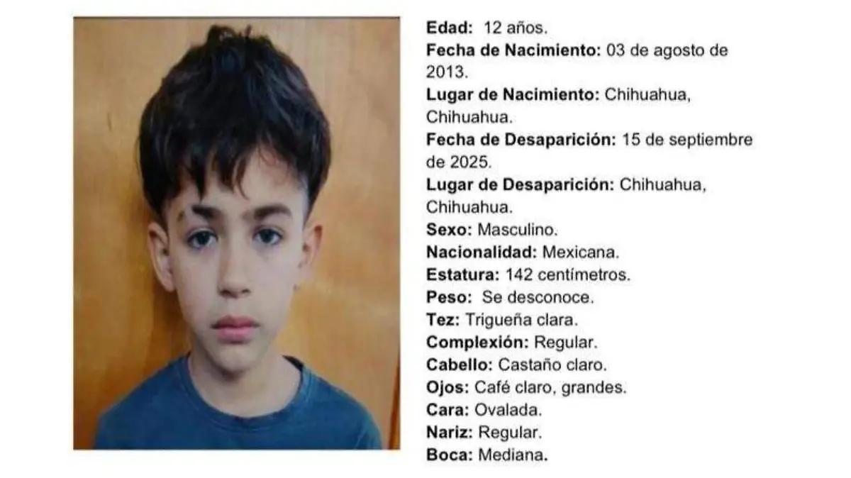 ¿Lo has visto? Buscan al niño Alejandro Hernández de 12 años; desapareció al salir de primaria en la colonia Marmol III