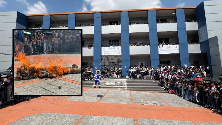 Auténticos Tigres inaugura a la semana de Clásico Estudiantil con la quema de borrego