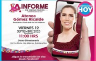 Atenea Ricalde presentará su 1° Informe de Gobierno en Isla Mujeres