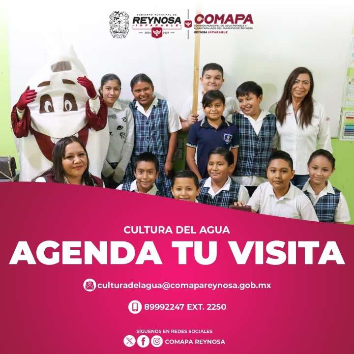 Promueve COMAPA cuidado del agua en escuelas
