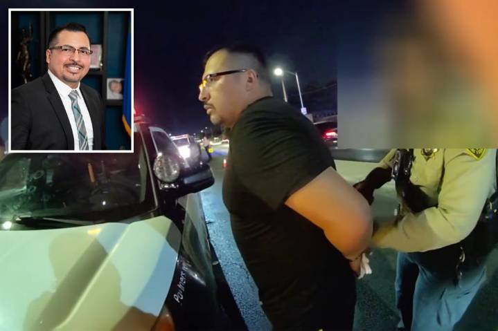 Nevada state senator Edgar Flores busted for suspected DUI after he's caught sleeping at Vegas stoplight
