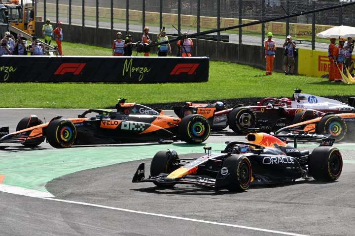 Lando Norris labels Max Verstappen an ‘idiot’ over controversial move at Italian Grand Prix