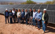 Quintela inauguró un nuevo parque solar en San Blas de Los Sauces