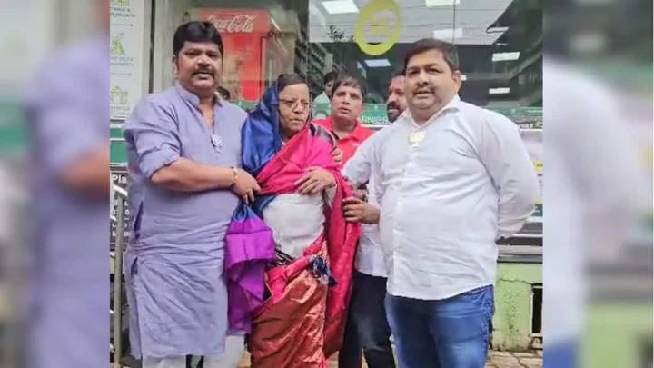 Congress leader forced to wear saree after he posts morphed pic of PM Modi