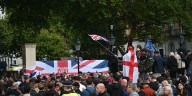 'Christ is king!' chants break out at large memorial for Charlie Kirk in London
