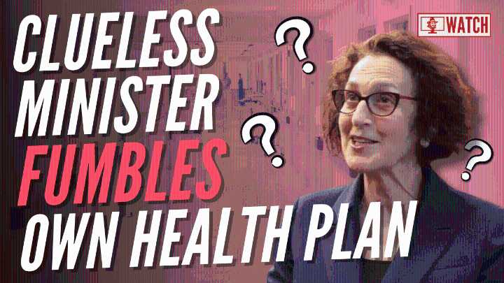 WATCH: Labour’s Mental Health Minister Doesn’t Know Own Plan to Improve Mental Health